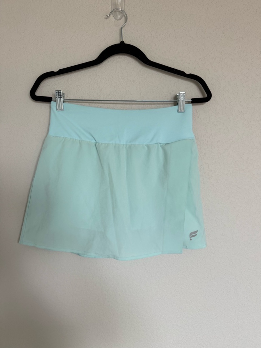 Fabletics Skye Skort Crystal Wave Athletic Tennis Mini Skirt Blue Small Gym Sm